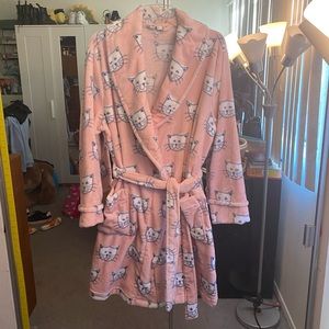 Soft Pink Cat Robe L (Sonoma)